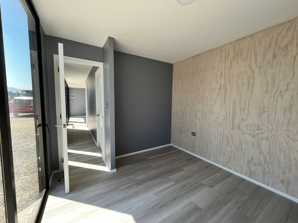 CASA DI MONTAGGIO 36m² 12x3.0MT / 2 CAMERE - 1 BAGNO - SOGGIORNO