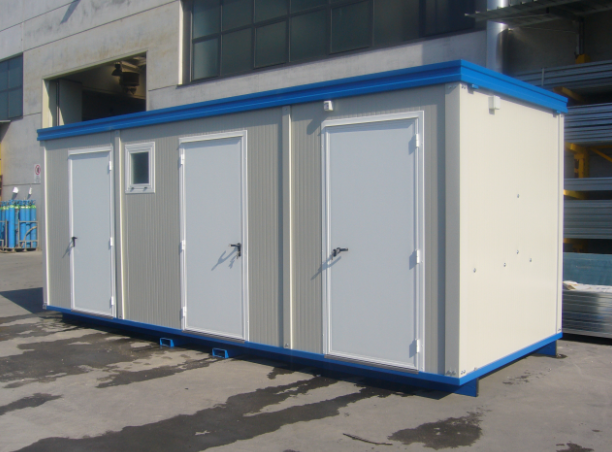 CONTENITORE CON DOCCE (DIM. 6,00 X 2,40 M)