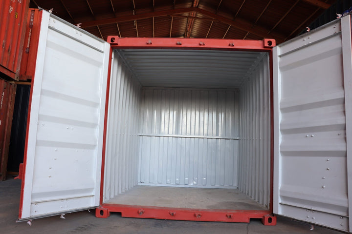 CONTENITORE MARITTIMO DA 10 FT NUOVO ROSSO/GRIGIO