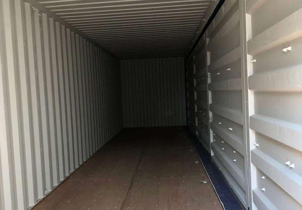 Nuovo container di 40 piedi a cubatura alta con accesso laterale completo