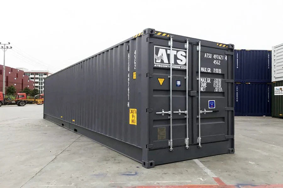 Nuovo container di 40 piedi a cubatura alta con accesso laterale completo