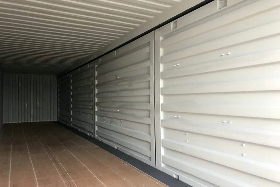 Nuovo container di 40 piedi a cubatura alta con accesso laterale completo