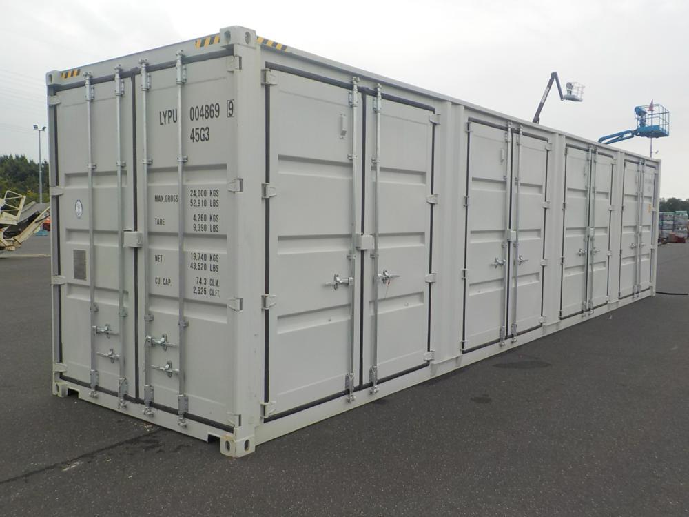 container da 40 piedi 4 porte di stoccaggio