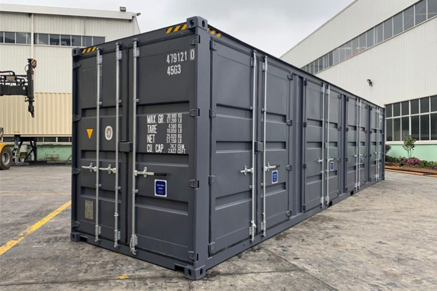 container da 40 piedi 4 porte di stoccaggio
