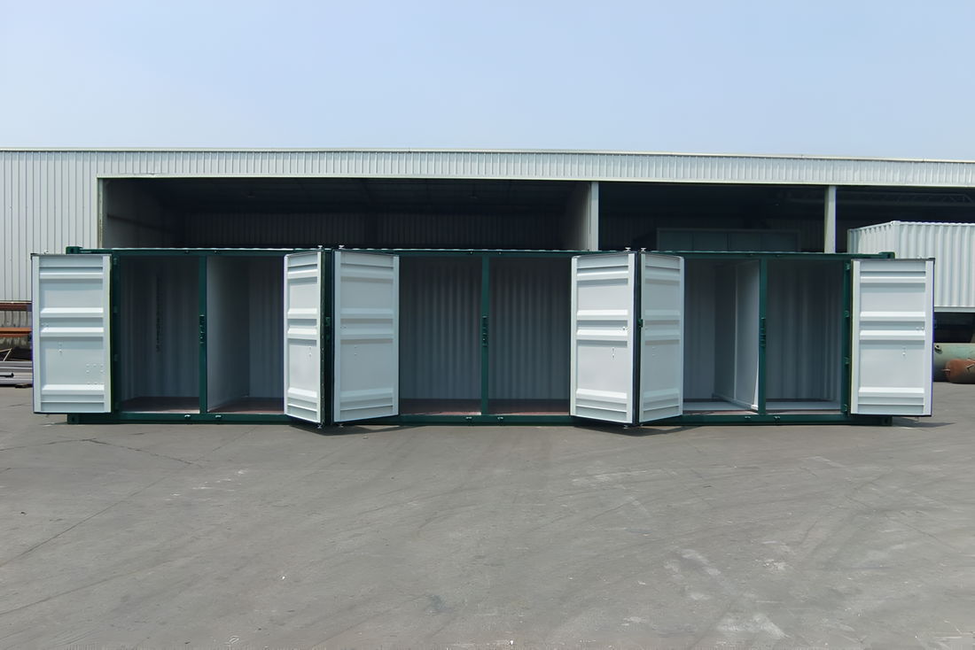 container da 40 piedi 6 porte di stoccaggio