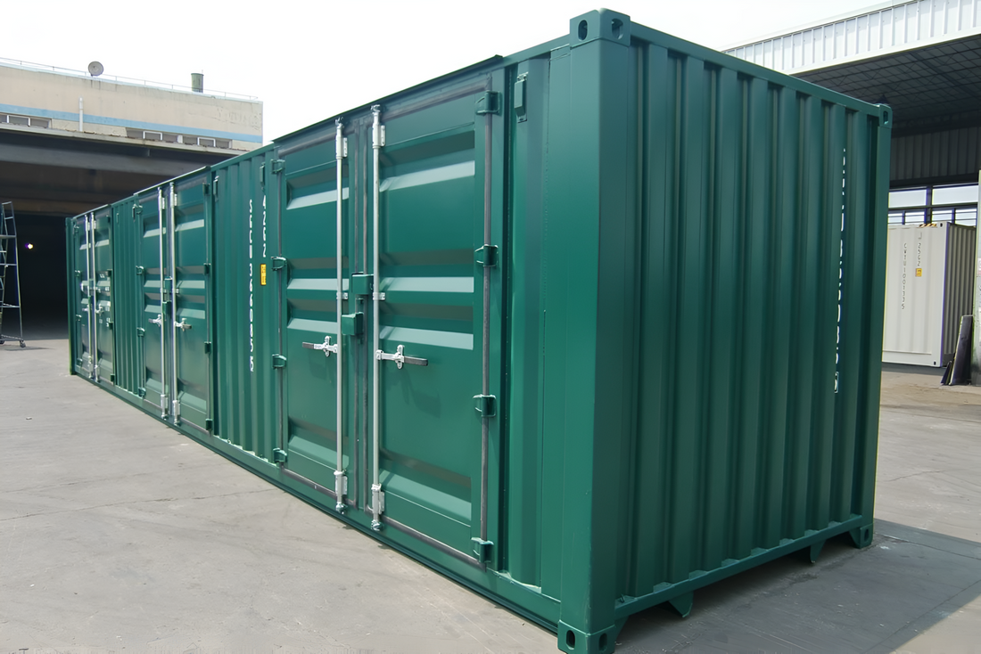 container da 40 piedi 6 porte di stoccaggio