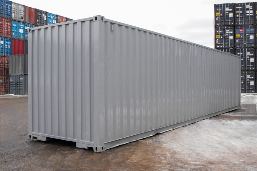 Container da 40 piedi con 3 porte avvolgibili