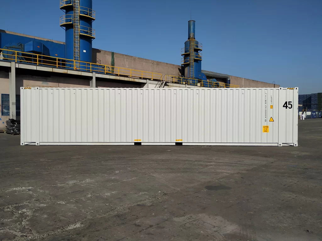 CONTENITORI MARITTIMI ALTI 45', CUBI LARGHI COME UN PALLET