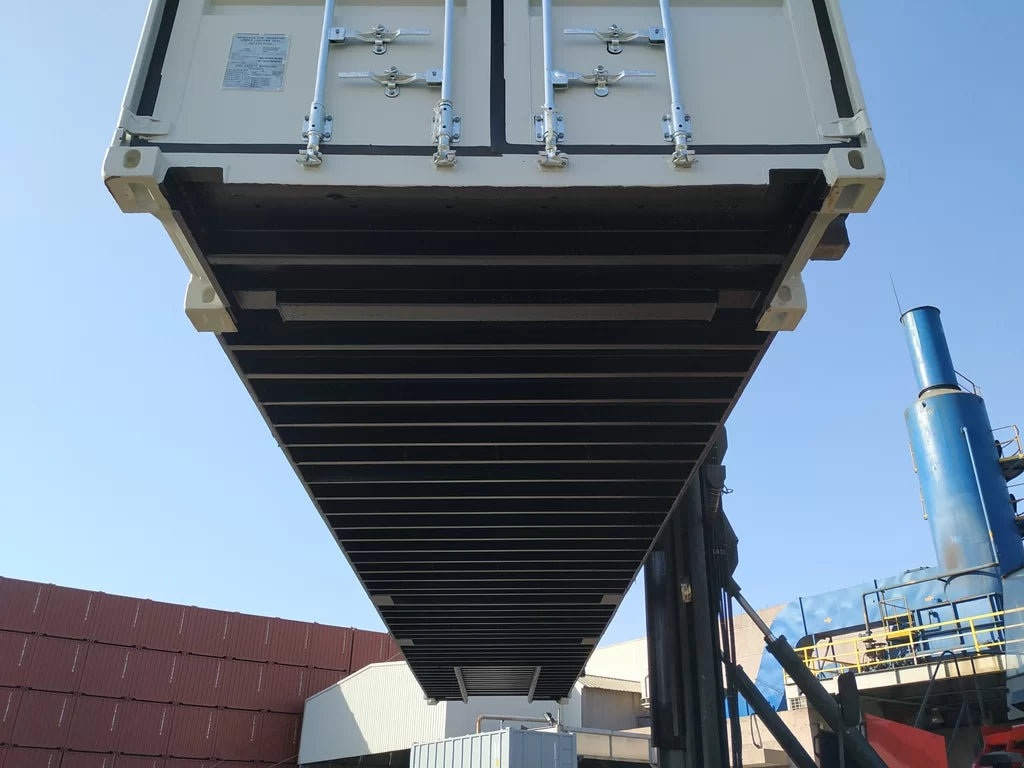 CONTENITORI MARITTIMI ALTI 45', CUBI LARGHI COME UN PALLET