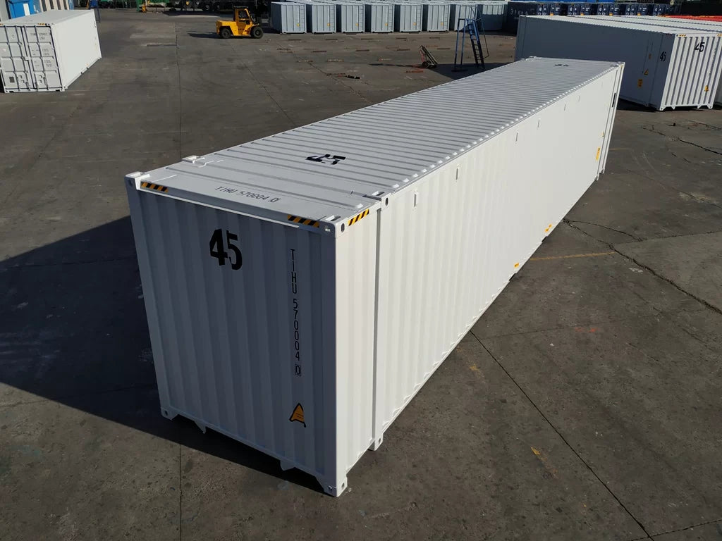 CONTENITORI MARITTIMI ALTI 45', CUBI LARGHI COME UN PALLET