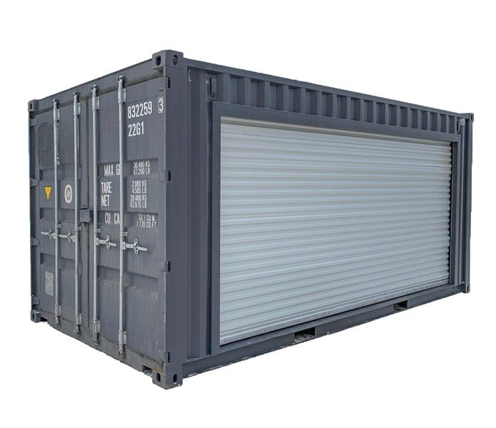 Container da 20 piedi con 16 porte avvolgibili