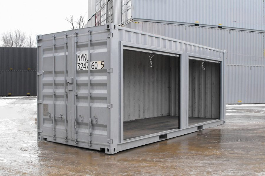 Container da 20 piedi con 2 porte avvolgibili 8