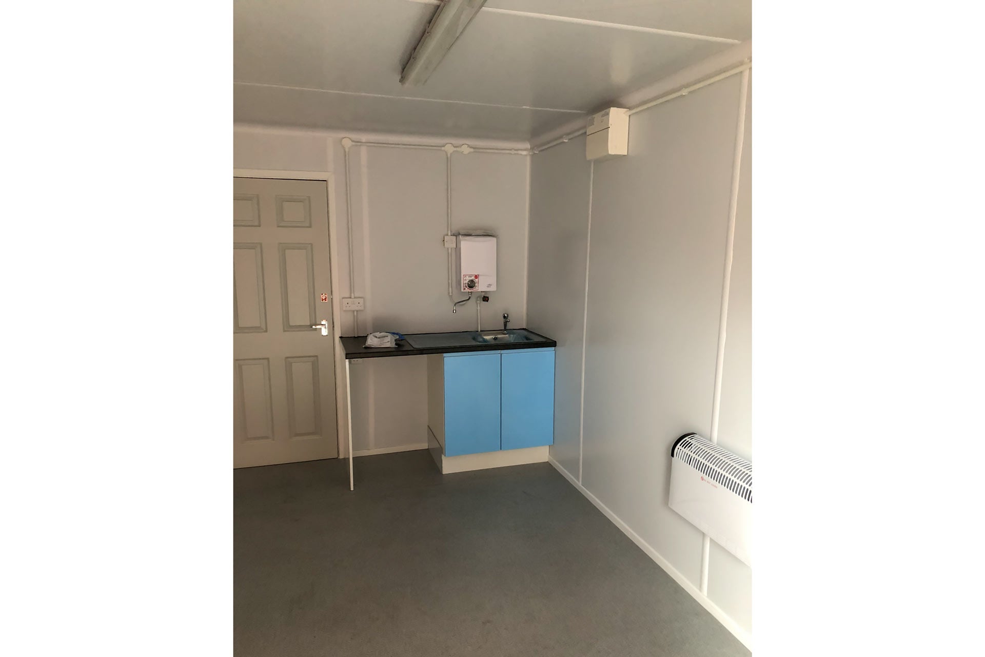 Container ufficio da 20 piedi con cucina e servizi igienici