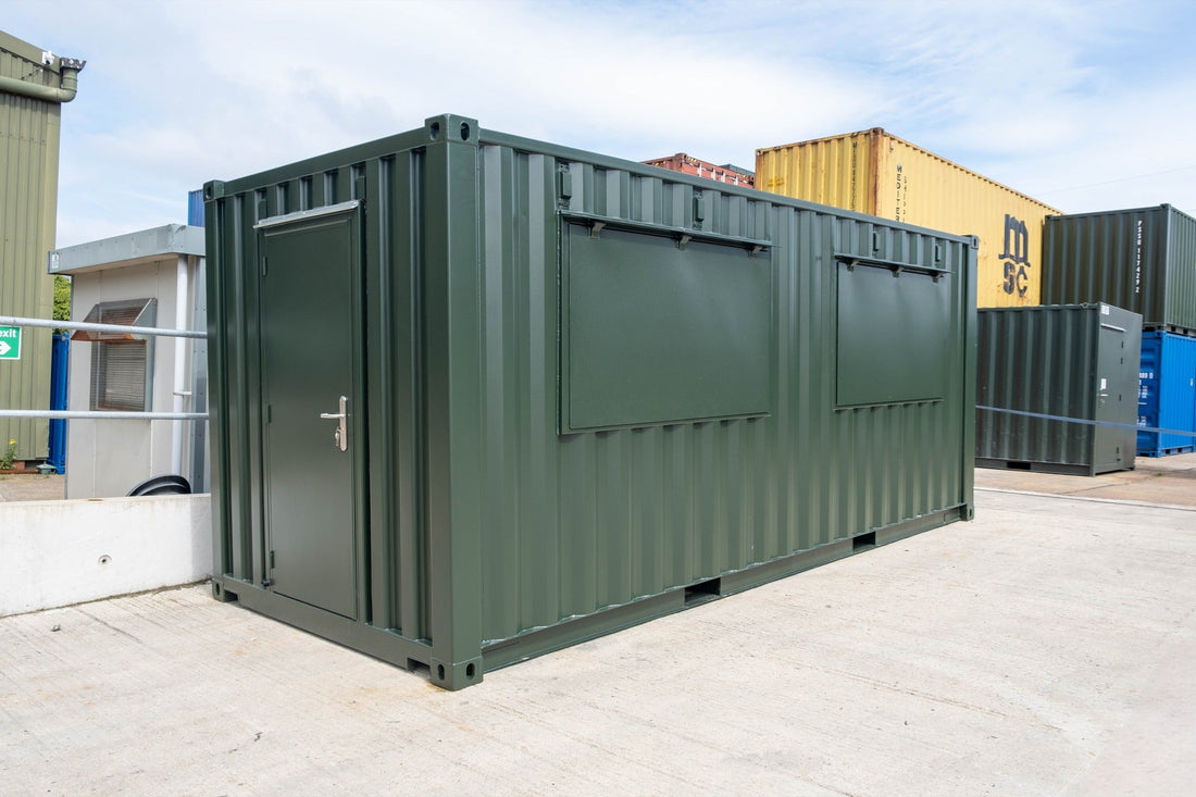 Container da 20 piedi con doppio portello di servizio