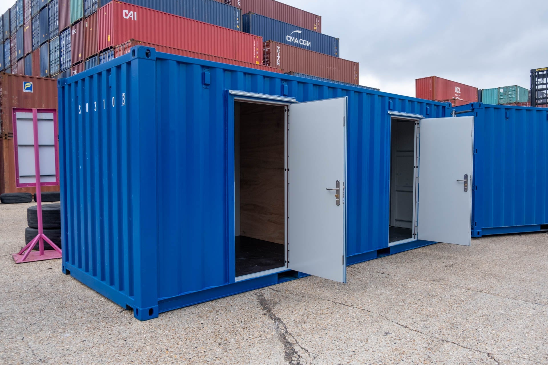 Container da 20 piedi con 2 porte