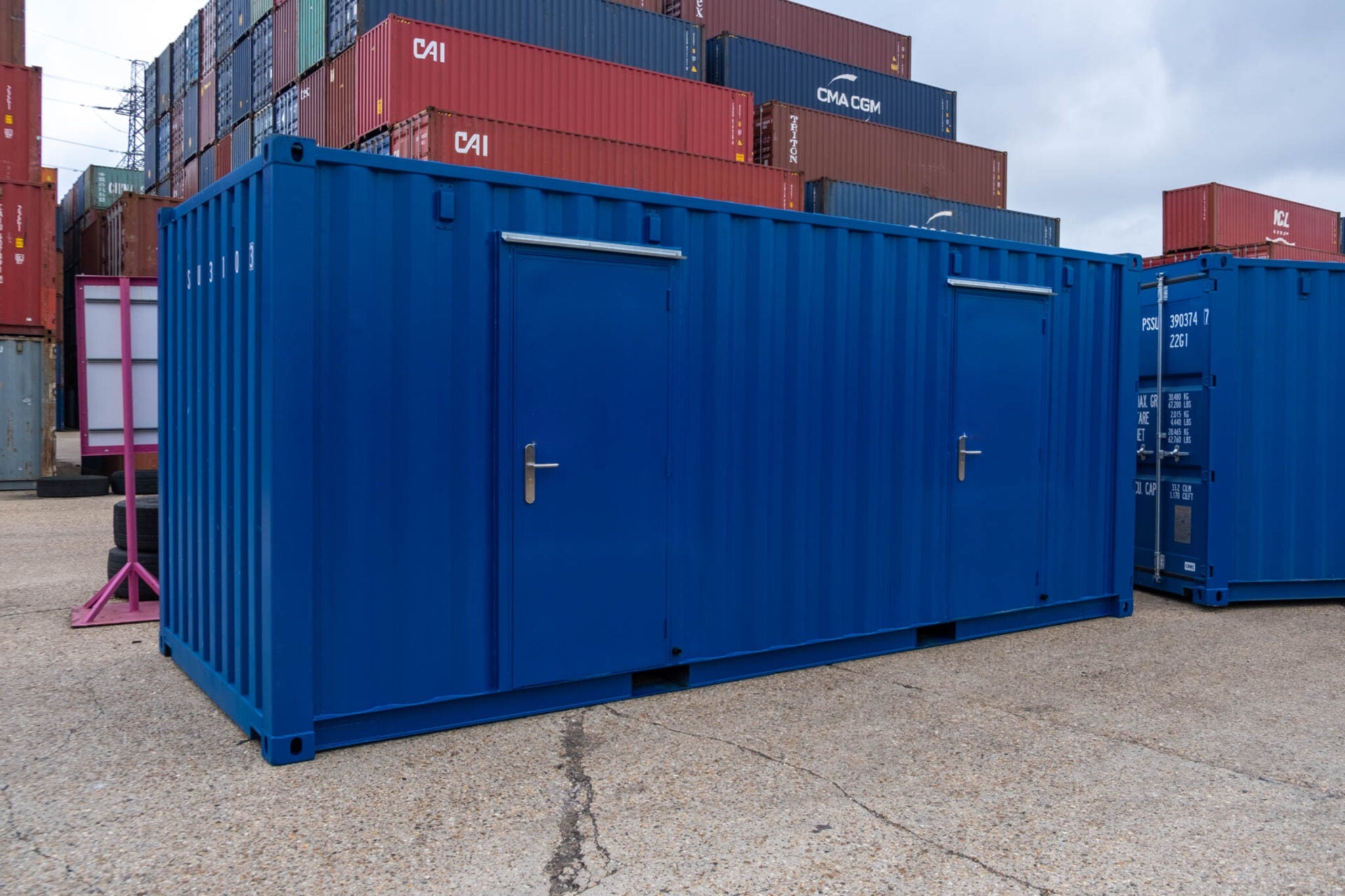 Container da 20 piedi con 2 porte
