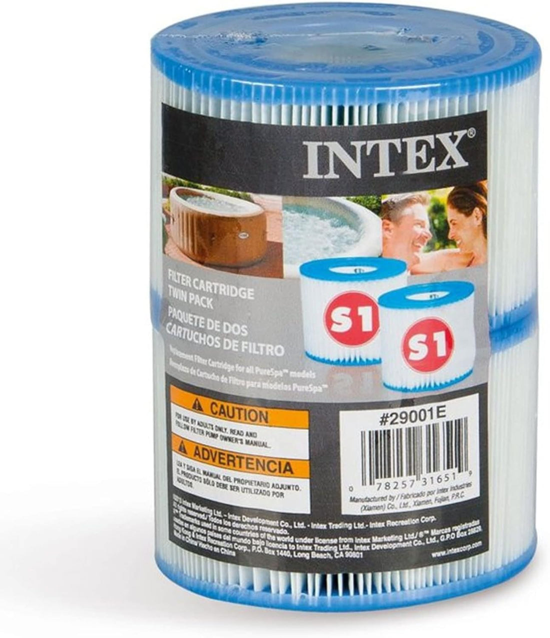 Intex PureSpa Legno Grigio Deluxe 85″ x 25″